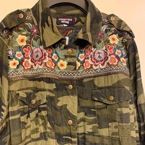 NWT Johnny Was Workshop military jacket sz 1x